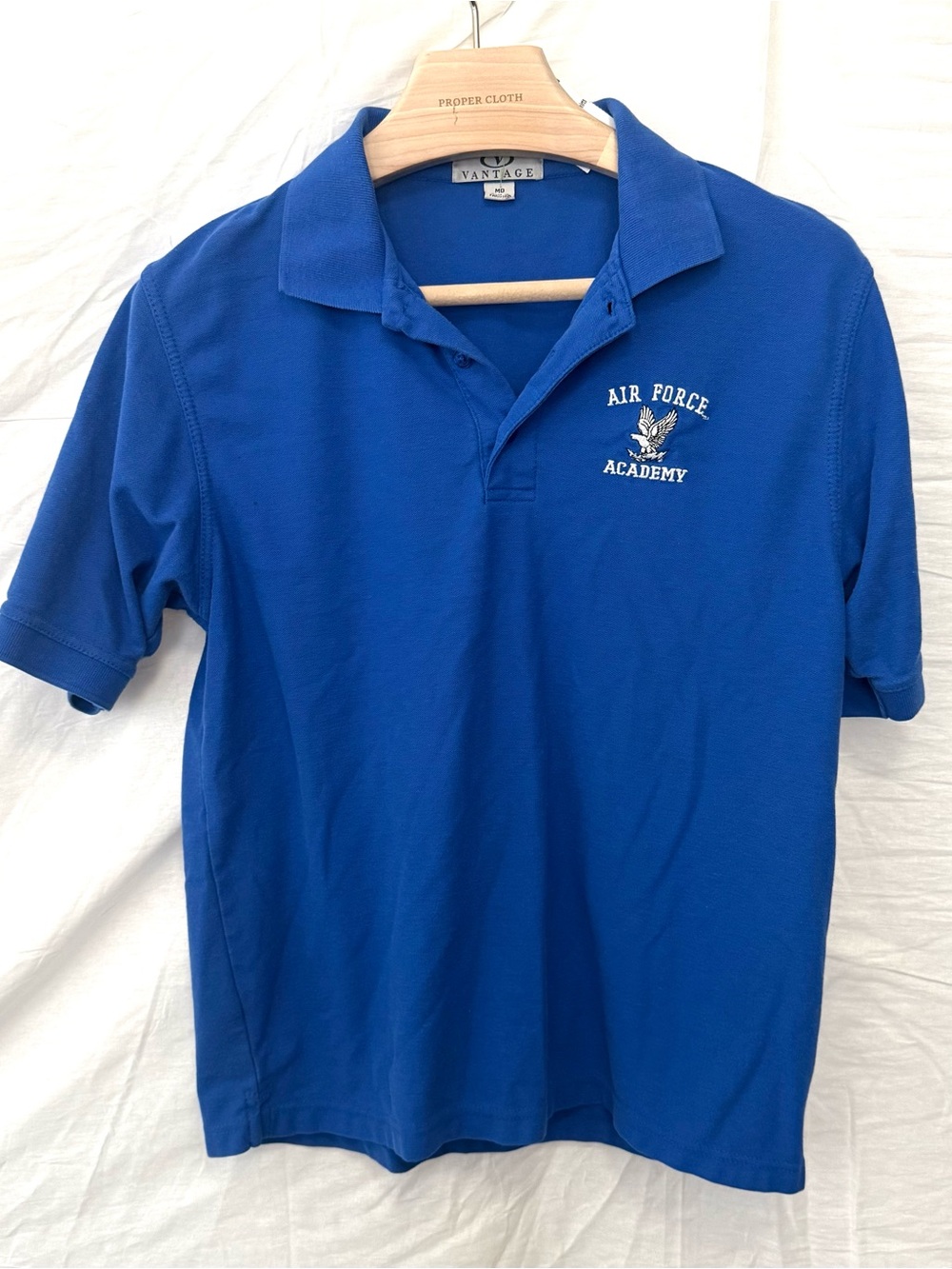 Air Force Academy Blue Polo Shirt Men's medium.